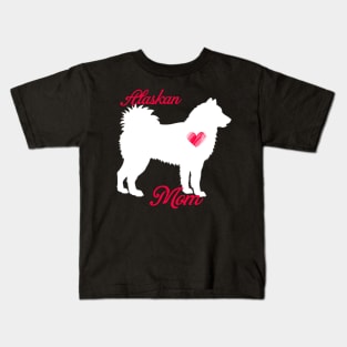 Alaskan mom   cute mother's day t shirt for dog lovers Kids T-Shirt